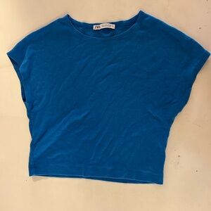 Zara Vibrant Blue Kids Tee